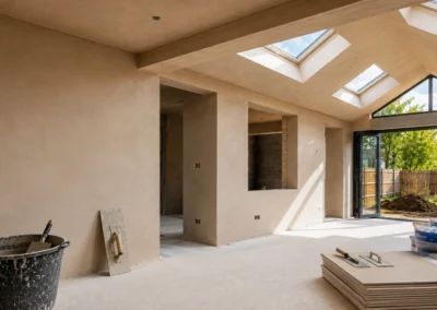 Extensions & New Build Plastering