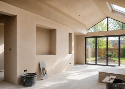 Extensions & New Build Plastering